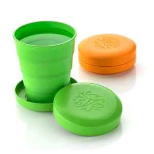 PremiumAV PremiumAV Portable Folding Travel Cup with Lid | Compact Expandable Tumbler for Kids & Camping –  