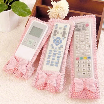 3pc Remote Cover for TV, Air Conditioner, D2H, DTH Remote Control Dust Cover (Mix Design / 3 Pc)
