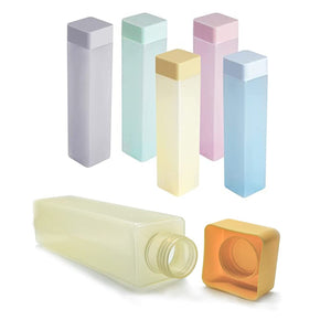 PremiumAV Large Capacity Plastic Water Bottle | Set of 6 | Square Water Bottle (940ml each)  - PremiumAV
