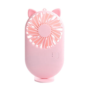 PremiumAV PremiumAV Handheld Mini Fan - USB Personal Fan with Bracket, Pocket-Sized Desktop Fan (Battery Not Included) –  