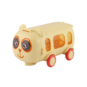 Bus Shape Water Bottle for Kids with Strap (500 ML Approx / Mix Color / 1 Pc)