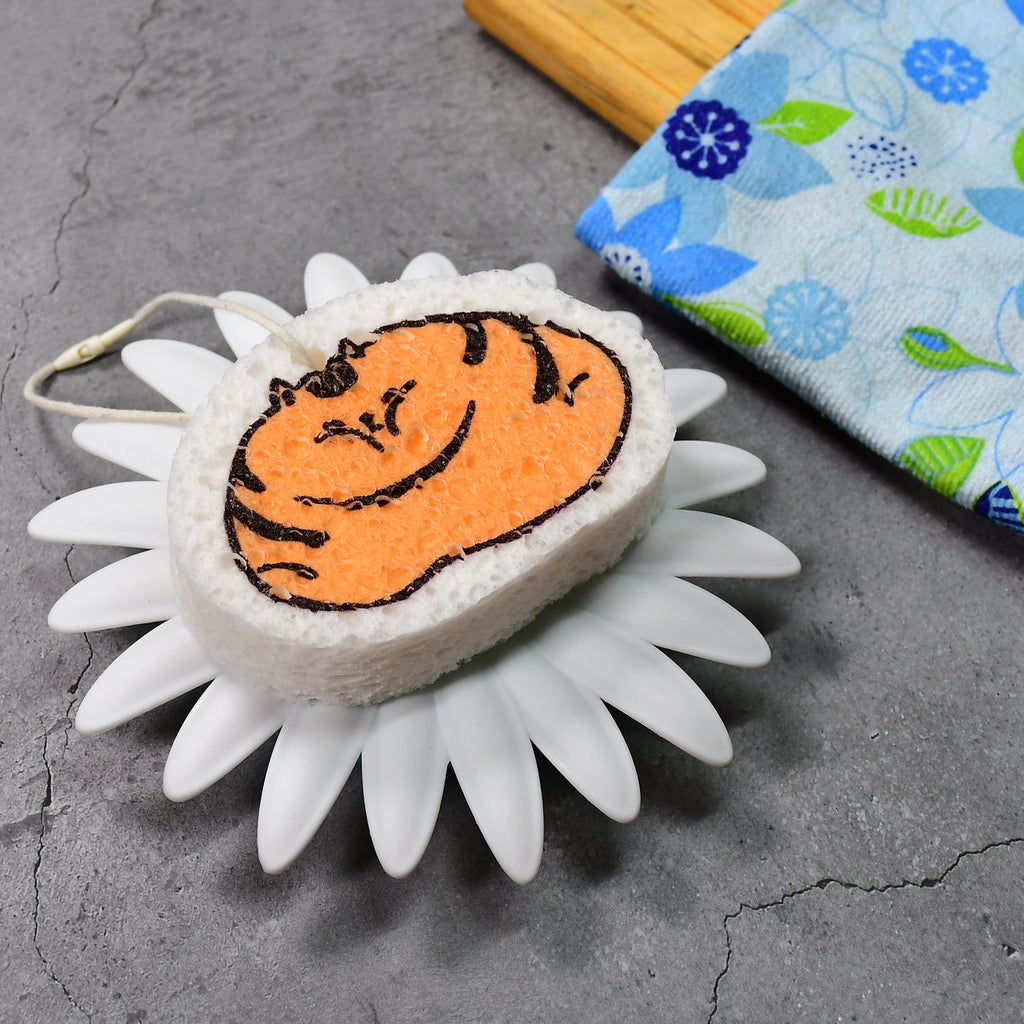 PremiumAV PremiumAV Cartoon Wood Pulp Sponge for Dishwashing  Absorbent Cleaning Pad –  