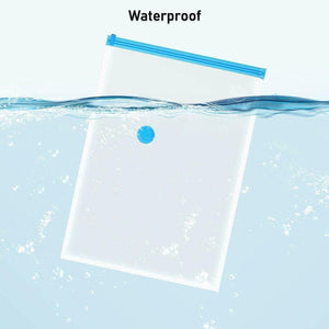 PremiumAV Vacuum Storage Bags with Suction Pump & Shirt clips - Vacuum Bags - Big Capacity Vacuum Seal Bags for Travel Clothes Blankets Pillows, Compr - PremiumAV