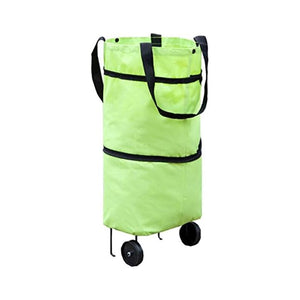 PremiumAV PremiumAV Folding Cart Bags Trolley Shopping Bag For Travel Luggage –  