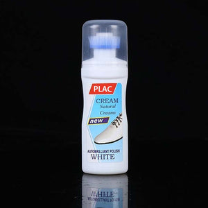 PremiumAV White Shoe Brightener with Removal of Dirt and Whitening Function White Shoes Cleaner with Brush Head for Dirty Shoe Polish Natural Waxes (7  - PremiumAV