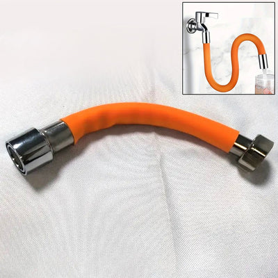 PremiumAV Flexible Water Tap Extender, Universal Foaming Extension Tube with Connector, 360 Free Bending Faucet Extender, Adjustable Sink Drain Extens