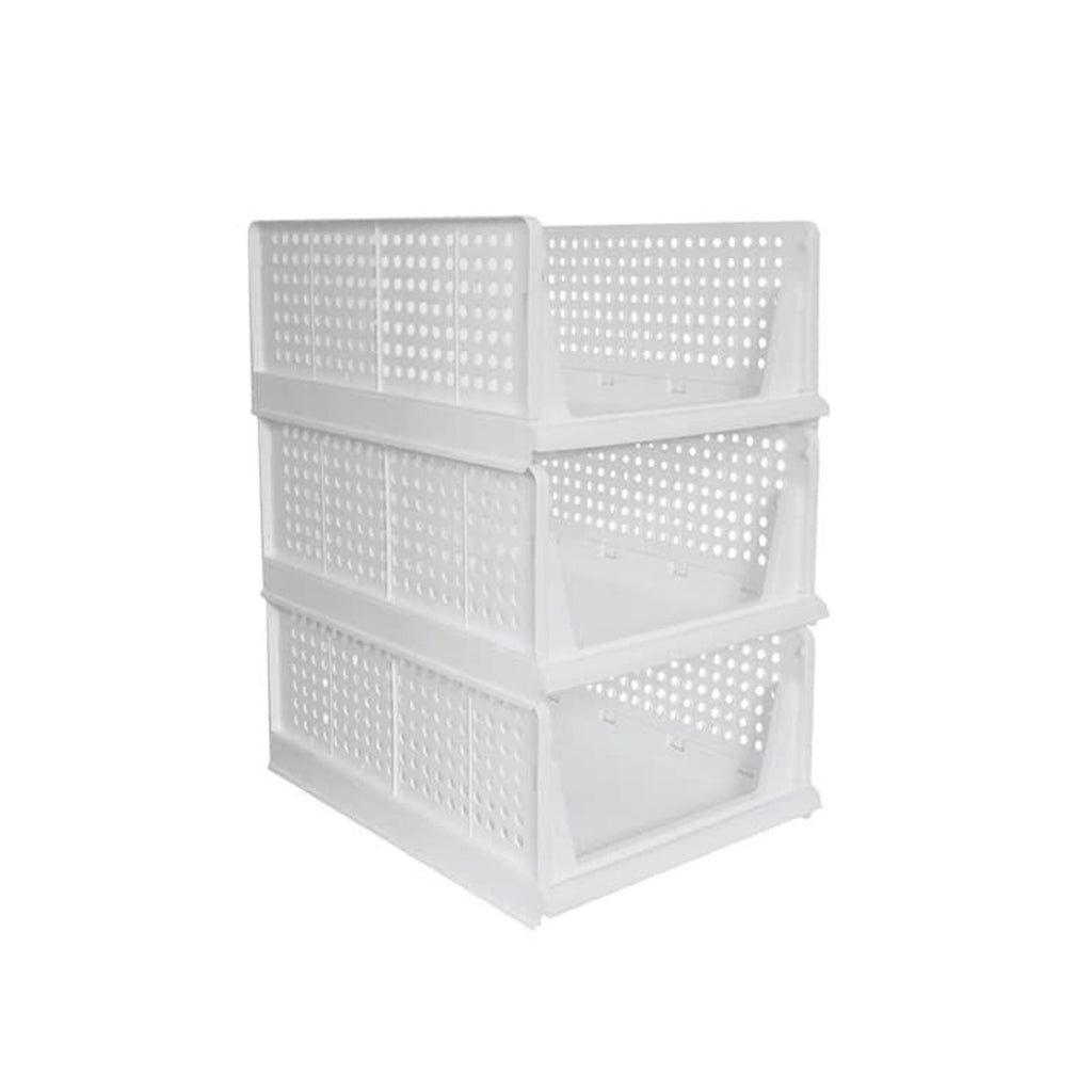 PremiumAV PremiumAV 3 Layer Clothes Organizer for Wardrobe Cupboard Organizer for Clothes Foldable and Stackable Closet Organizer Drawer Organizer for Clothes,  