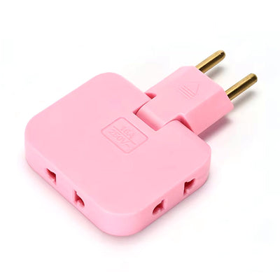 PremiumAV Wireless 3 in 1 Foldable Wall Plug Adapter / Socket / Converter (1 Pc)