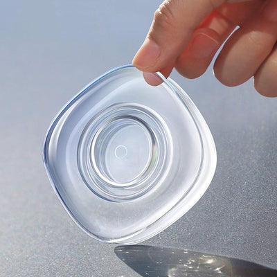 PremiumAV Multi Purpose Square Super Gel Pads for Holding Mobile & Spiral Cable Protector (1 Pc)  clear