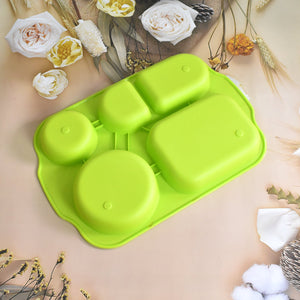 Unbreakable Plastic Food Plates / Biodegradable 5 Compartment Square Plate for Food  - PremiumAV