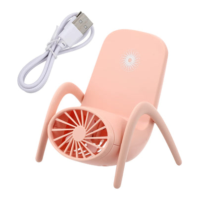 PremiumAV Portable Mobile Phone Holder Fan  Handheld, Multi-Function (Battery Not Include)