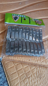 PremiumAV Cloth Drying Pins Stainless Steel Cloth Clips (20 Pcs Set) - PremiumAV