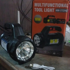 PremiumAV Multi Functional SOS Light With Tool Box, Torchlight (18 W) - PremiumAV