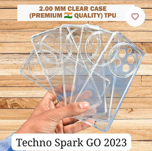 Clear Tpu Soft Case For Tecno