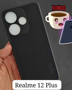 Black Frosted Soft Case For Realme
