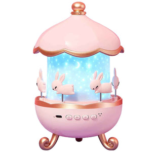 Bunny’s Carousel Rotating LED Night Light