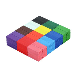 PremiumAV PremiumAV 120Pc Dominoes Blocks Set Multicolor Wooden Toy Building Indoor Game Toy. –  