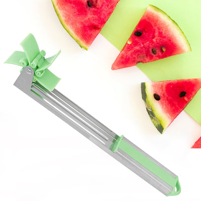 PremiumAV Stainless Steel Washable Watermelon Cutter  Windmill Slicer & Peeler