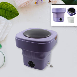 PremiumAV PremiumAV Mini Washing Machine Foldable Mini Washer with Drain Basket Portable Washing Machine Foldable for Laundry Travel Camping RV Baby Clothes – n 