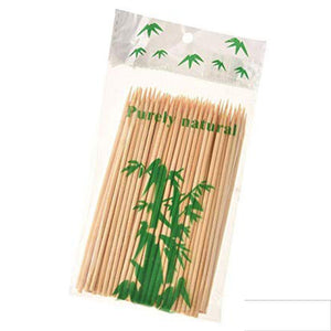 Natural Bamboo Wooden Skewers / BBQ Sticks for Barbeque and Grilling  - PremiumAV