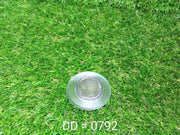 Underside view of the anti-clog sink strainer, highlighting its efficient hole design.
