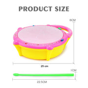 The Flash Drum Toy's buttons and surface, designed for easy musical engagement.