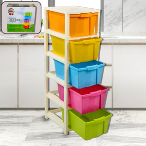 PremiumAV PremiumAV Multipurpose Modular Drawer Organizer Storage Box - 5 Layers –  