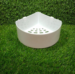 Triangle wall mount storage basket