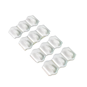 PremiumAV PremiumAV Small Adhesive Hooks for Wall Hanging Adhesive Hooks (12 pcs Set) –  