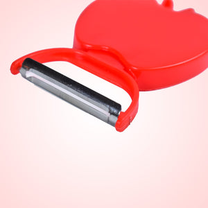 PremiumAV Apple-Shaped Folding Peeler  Compact & Easy Veg Peeling - PremiumAV