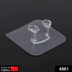 PremiumAV Transparent Multi-Function Wall Storage Hooks - PremiumAV