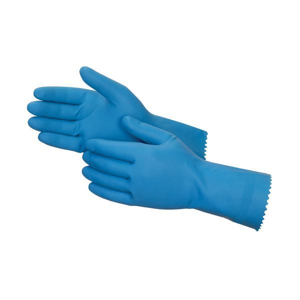 PremiumAV PremiumAV Cut Glove Reusable Rubber Hand Gloves (Blue) - 1 pc –  