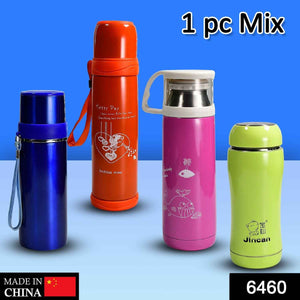 PremiumAV Stainless Steel Mix Bottle for Water & Beverages (1 Pc)