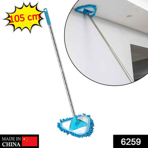 PremiumAV Rotatable Triangle Mop with Long Handle