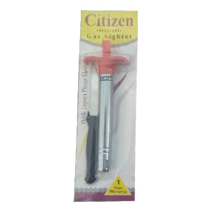 Stainless Steel Electronic Gas Lighter and Knife (2 in 1)  - PremiumAV