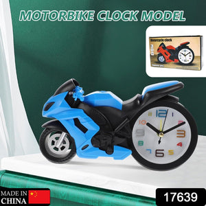PremiumAV Retro Motorcycle Alarm Clock  Novelty Bike Engine Style Desk Clock  - PremiumAV
