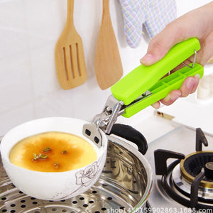 PremiumAV PremiumAV Stainless Steel Home Kitchen Anti-Scald Plate Take Bowl Dish Pot Holder –  