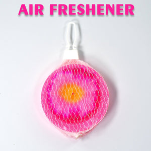 Flower-scented air freshener block for toilet use