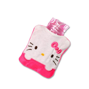 PremiumAV Pink Hello Kitty Small Hot Water Bag with Cover for Pain Relief  - PremiumAV