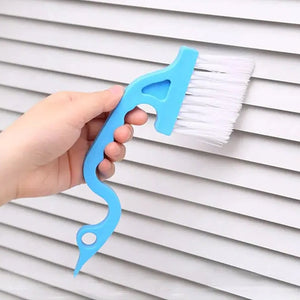 PremiumAV PremiumAV Groove Gap Cleaning Brush, Kitchen Cleaning Tools Mini Corner Cleanings Tool Hand-held Shower Door Gap Cleaner for Window Blinds Sliding Doo 