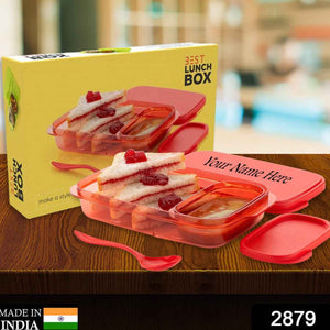 Customize Seal Rectangular 2 Containers Lunch Box