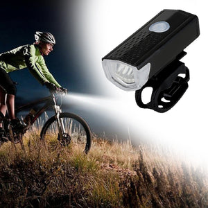 PremiumAV PremiumAV USB Rechargeable 400 Lumen Bicycle Front Headlight Light Set –  