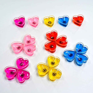 PremiumAV Heart Shape Wax Scented Candles. (Pack of 20 pcs)
