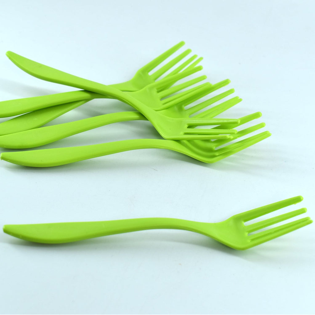 PremiumAV PremiumAV Small plastic 6pc Serving Fork Set for kitchen –  