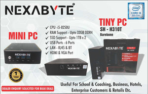 Tiny PC i5 8th Gen - Brand New ((Intel Core I5 8Th Gen) - 1 Year Warranty