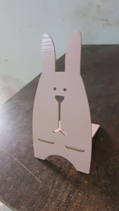 PremiumAV Wooden Cute Lovely Rabbit Design Mobile Stand (1 Pc) - PremiumAV