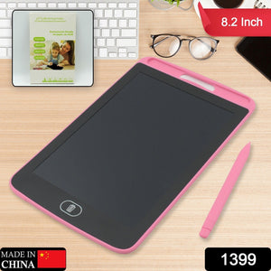 PremiumAV Portable LCD Writing Board Slate Drawing Record Notes Digital Notepad with Pen Handwriting Pad Paperless Graphic Tablet for Kids (8.2 inch)  - PremiumAV