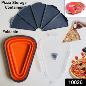 PremiumAV Reusable Expandable Pizza Storage Container with 5 Microwavable Trays  Adjustable for Home & Outdoor Use  - PremiumAV