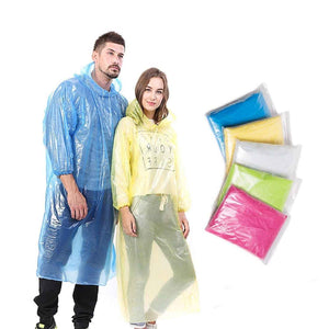 PremiumAV Disposable Rain Card Raincoat Easy to Carry Emergency Waterproof Rain coat RainCard