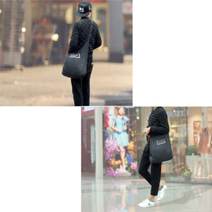 PremiumAV Reusable Grocery Bag, Fordable and Portable Shopping Bag, Nylon Grocery Bag Roll Up in Small Case